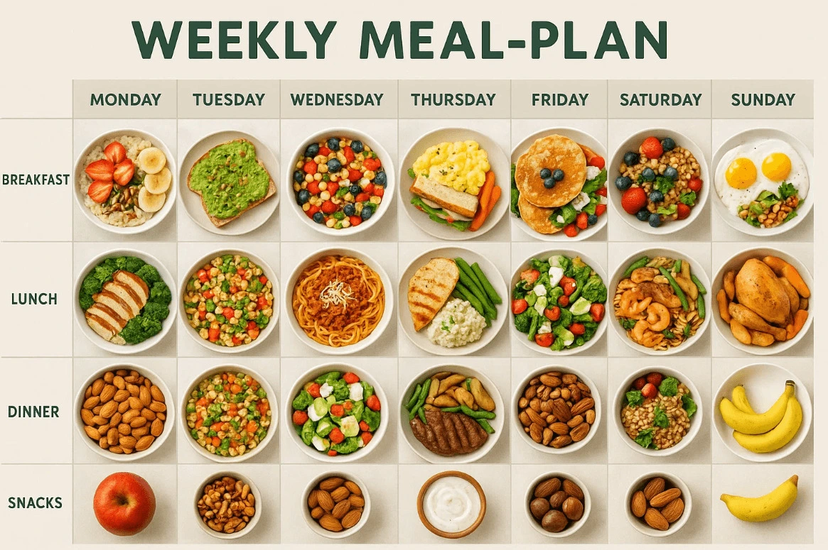 Sample Keto Meal Plan: 7-Day Example