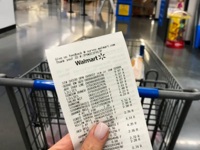 how scan receipt walmart app