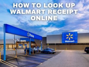 look up walmart receipt