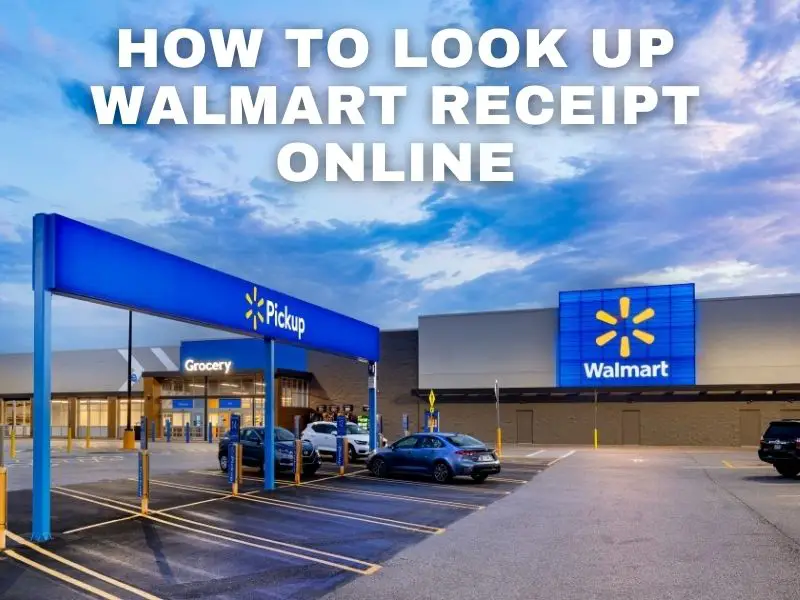 how to look up walmart receipt on app