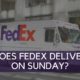 fedex deliver on sunday