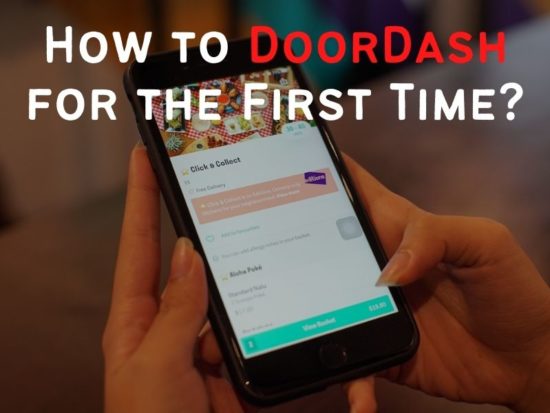 how to use doordash for the first time