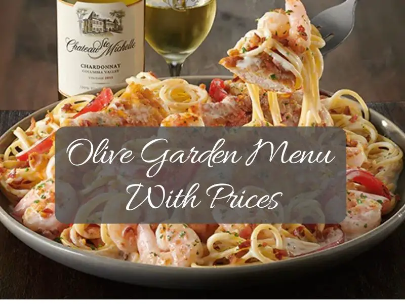 olive garden lunch menu with prices (2024)