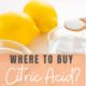 citric acid where to buy