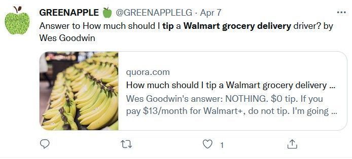 do you tip walmart grocery delivery
