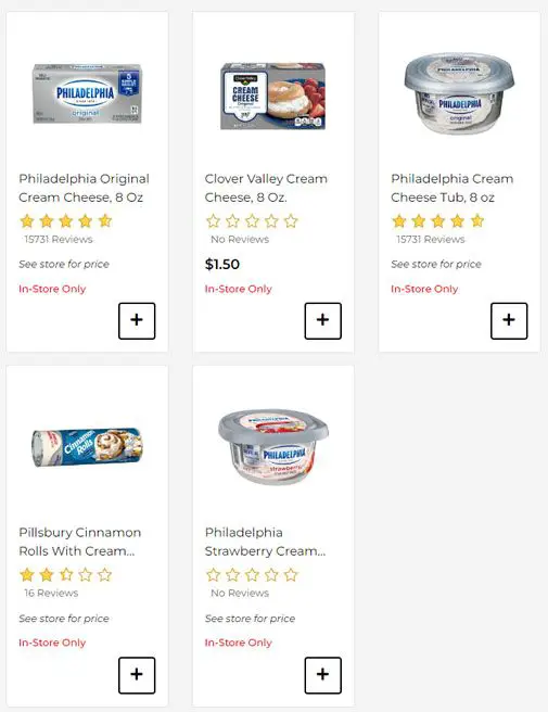 does dollar general have cream cheese