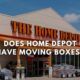 Home Depot Moving Boxes