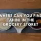 Tahini in Grocery Store