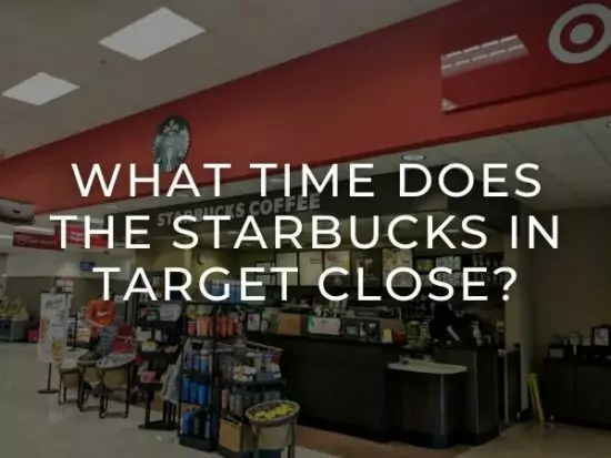 what time does starbucks close in target