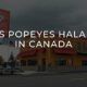 is popeyes in canada halal